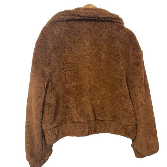 Thread and Supply Northy Teddy Jacket Cozy and Casual in Copper NEW Size Large. - Picture 3 of 7